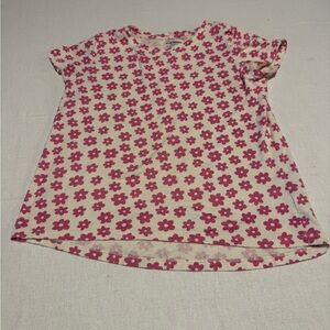 Old Navy Girls Size XL 14/16 Floral Pink Kids Shirt